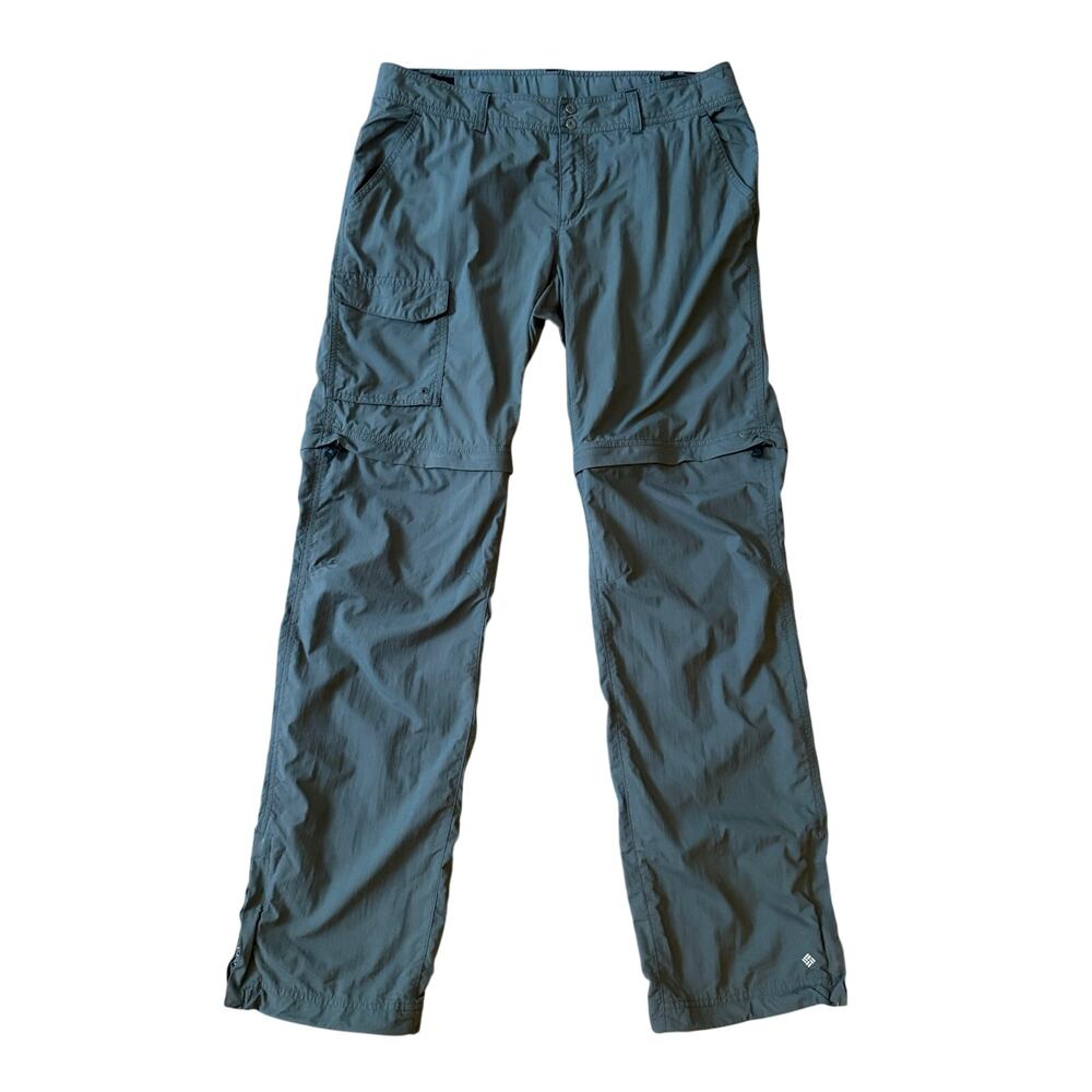 Columbia Convertible Pants Cargo Hiking Omni Shade Outdoors Women's Sz 10 Tall